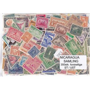 Nicaragua Samling St/ust. 350 forskellige