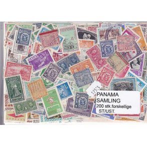 Panama Samling St/ust. 200 forskellige