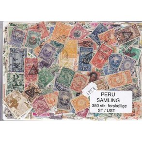 Peru Samling St/ust.350 forskellige.