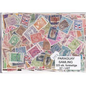 Paraguay Samling St/ust. 325 forskellige.