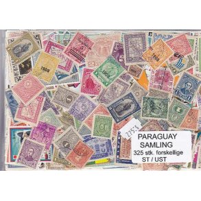 Paraguay Samling St/ust. 325 forskellige.