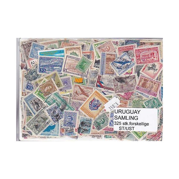 Uruguay Samling St/ust.325 forskellige