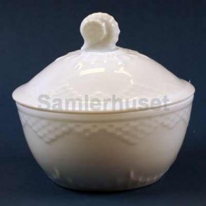 Elegance Hvid Sukkerskål lille.