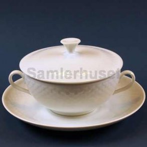 Elegance Hvid Bouillonkop 3 dele. BG. 247/768