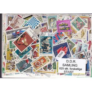 D.D.R. Samling St/ust- 625 forskellige