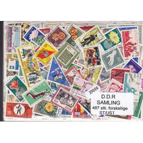 D.D.R.Samling St/ust. 487 forskellige