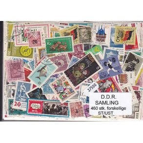 D.D.R. Samling St/ust. 460 forskellige