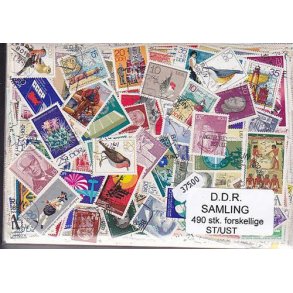 D.D.R. Samling St/ust. 490 forskellige