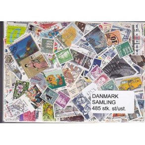 Danmark Samling St/ust. 485 forskellige