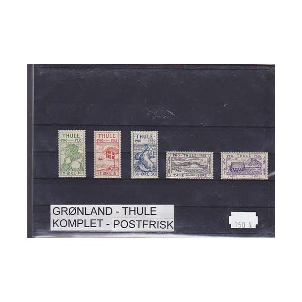 Grnland - Thule Komplet - Postfrisk.