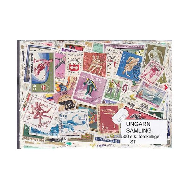 Ungarn Samling Stemplet/ustemplet 500 forskellige