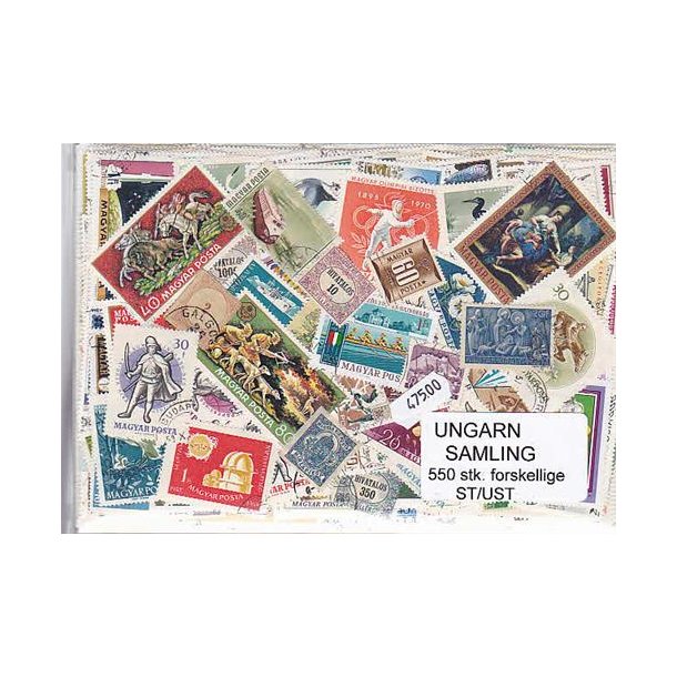 Ungarn Samling St/ust. 550 forskellige.