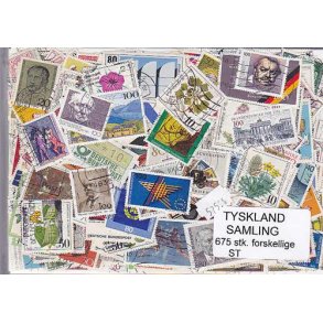 Tyskland Samling St/ust. 675 forskellige.