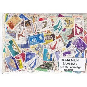 Rum�nien Samling St/ust. 645 forskellige