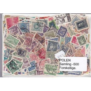 Polen Samling St/ust. 500 forskellige