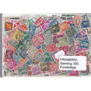 Frankrig Samling St/ust. 350 forskellige