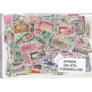 Syrien Samling St/ust. 250 forskellige