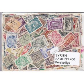 Syrien Samling St/ust. 450 forskellige