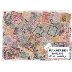 Iran/Persien Samling St/ust. 500 forskellige