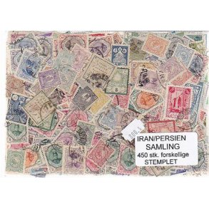Iran/Persien Samling St/ust. 450 forskellige