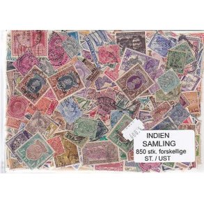 Indien Samling - 54 Stk. Stemplet/ustemplet