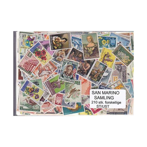 San Marino Samling St/ust. 210 forskellige