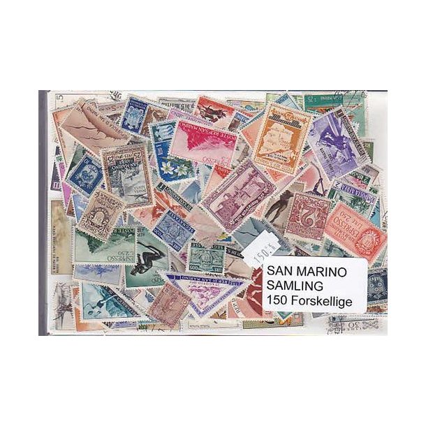 San Marino Samling St/ust. 150 forskellige
