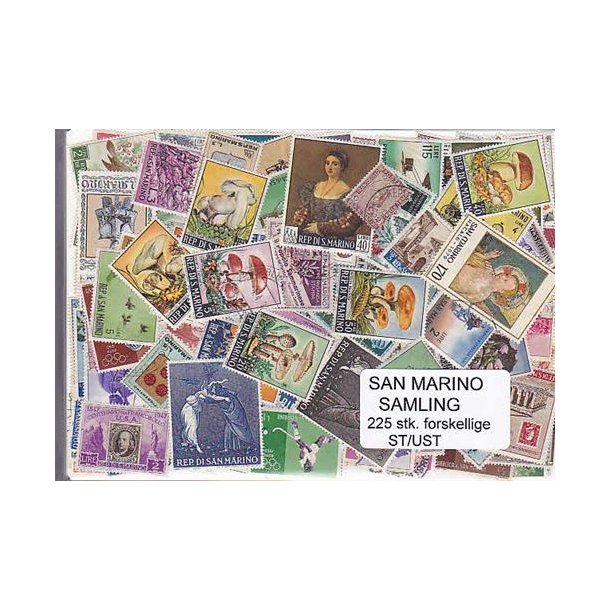 San Marino Samling St/ust. 225 forskellige