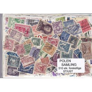 Polen Samling St/ust. 510 forskellige