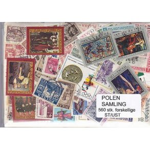 Polen Samling St/ust.560 forskellige