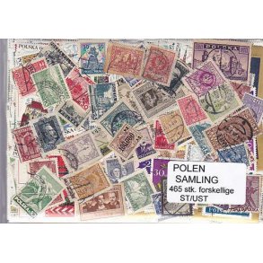 Polen Samling St/ust.465 forskellige