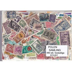 Polen Samling St/ust. 480 forskellige