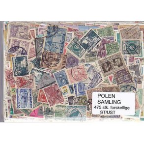 Polen Samling St/ust. 475 forskellige