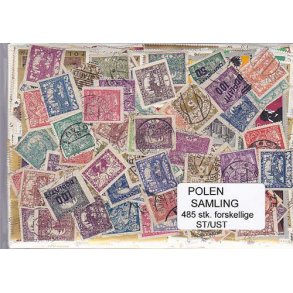 Polen Samling St/ust. 485 forskellige