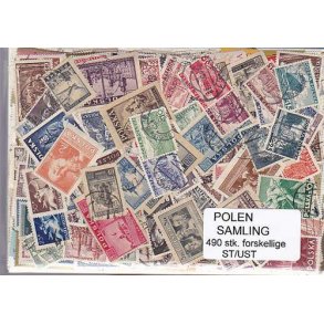 Polen Samling St/ust. 490 forskellige