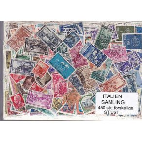 Italien Samling St/ust. 450 forskellige