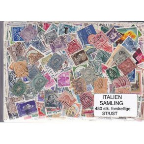 Italien Samling St/ust. 480 forskellige