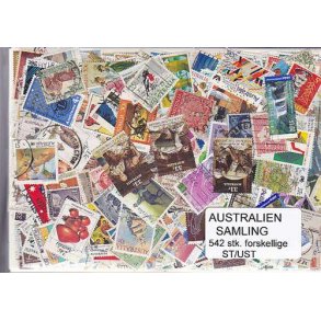 Australien Samling St/ust. 542 forskellige.