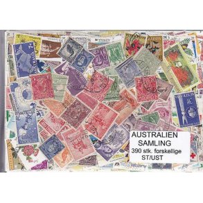 Australien Samling St/ust. 390 forskellige.