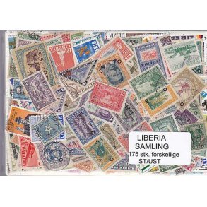 Liberia Samling St/ust. 175 forskellige