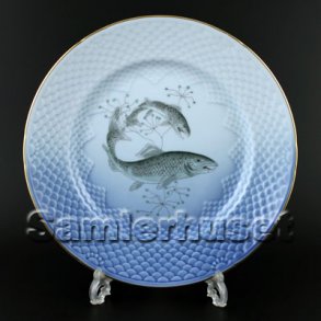 Mge Fisketallerken 21 cm. - Laks - B.G. 326
