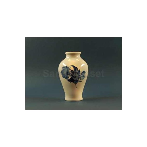 Bl Blomst Flettet Vase 16x10 cm.