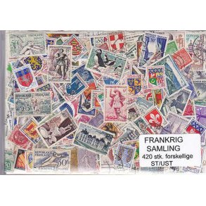 Frankrig Samling St/ust. 420 forskellige