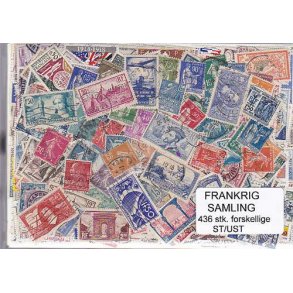 Frankrig Samling St/ust. 436 forskellige