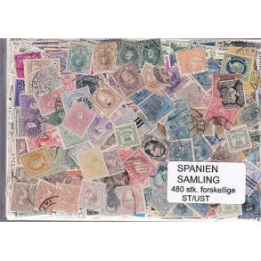 Spanien Samling Stemplet/ustemplet 480 forskellige
