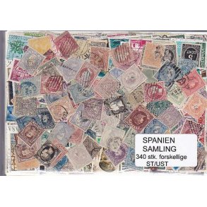 Spanien Samling St./ust. 340 forskellige