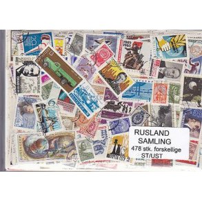 Rusland/Sovjet Samling St./ust 478 forskellige