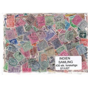 Indien Samling St/ust. 430 forskellige