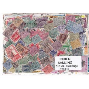 Indien Samling St/ust. 510 forskellige