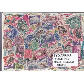 Syd Afrika Samling St/ust. 275 forskellige